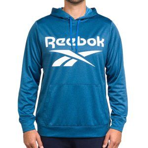Reebok Men's Tech Fleece Hoodie - Blue Heather - Size M